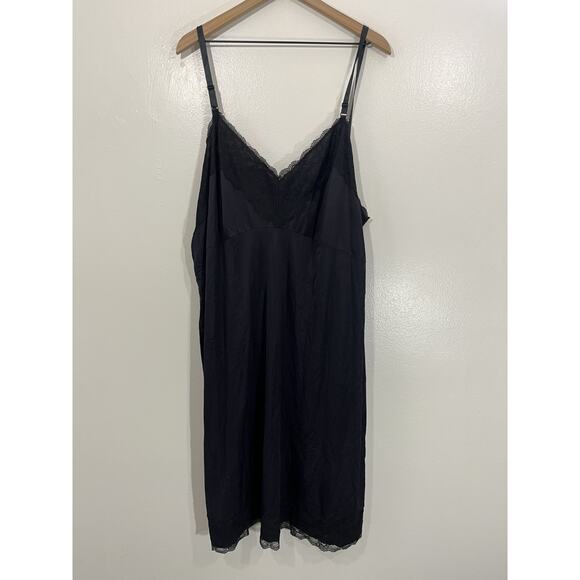 Vtg Goth Y2K Whimsigoth Fairy Grunge Witchy Lace Romance Babydoll Slip Dress 20 - Picture 1 of 14